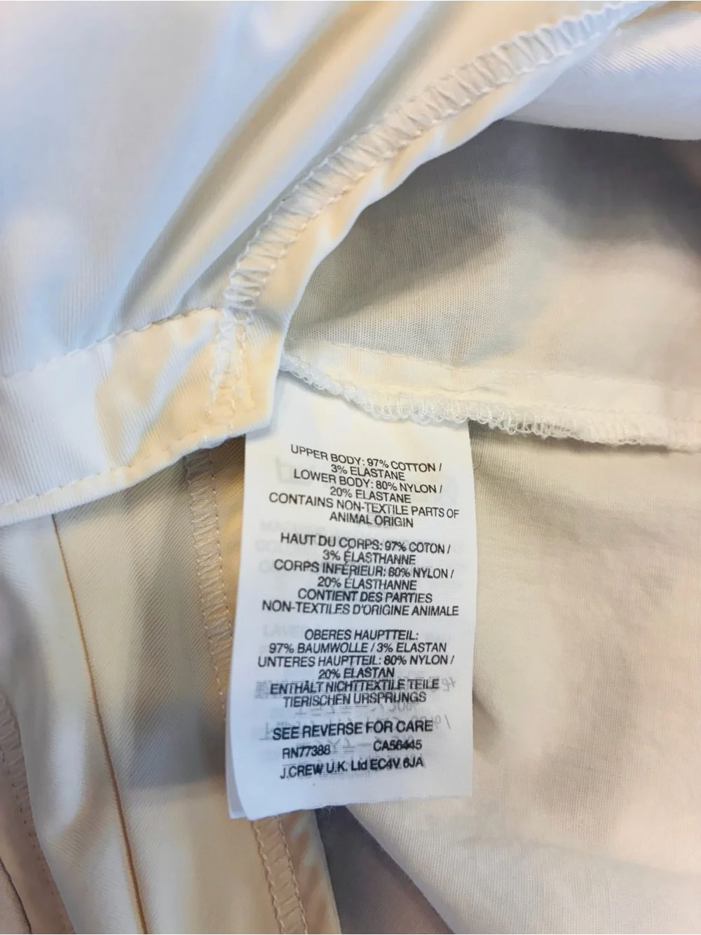 J. Crew White Cotton Riund Collar Button-Down Bodysuit Shirt 4